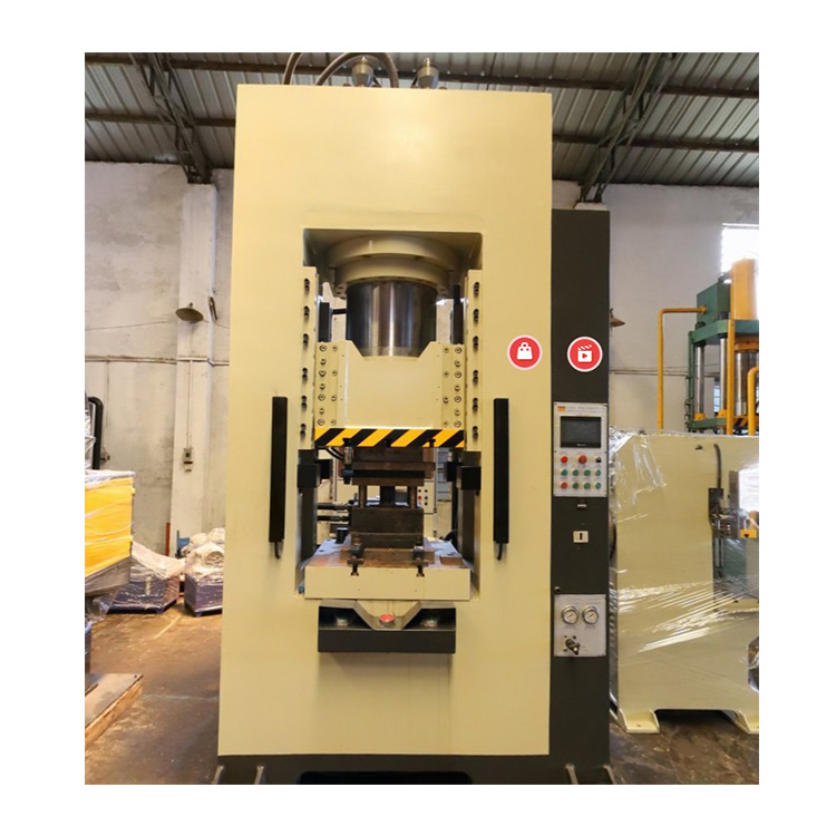 The 650ton Hydraulic Cold Forging Press Machine Is In The Process Of Debugging