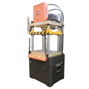 single acting 4 column hydraulic press machine servo available