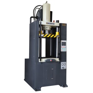 automatic feeding cosmetic pressing charcoal powder compacting servo hydraulic press