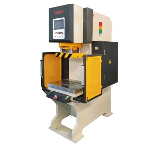 custom available Deep Thorat servo riveting hydraulic press 200 ton with single column