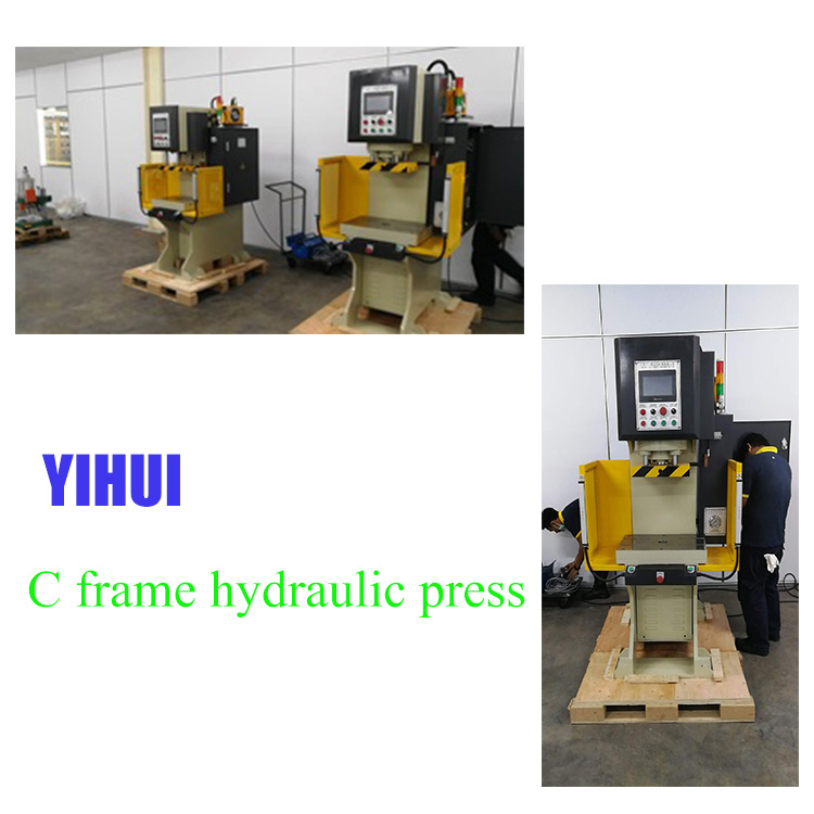 Malaysian Customer test-run C frame hydraulic press