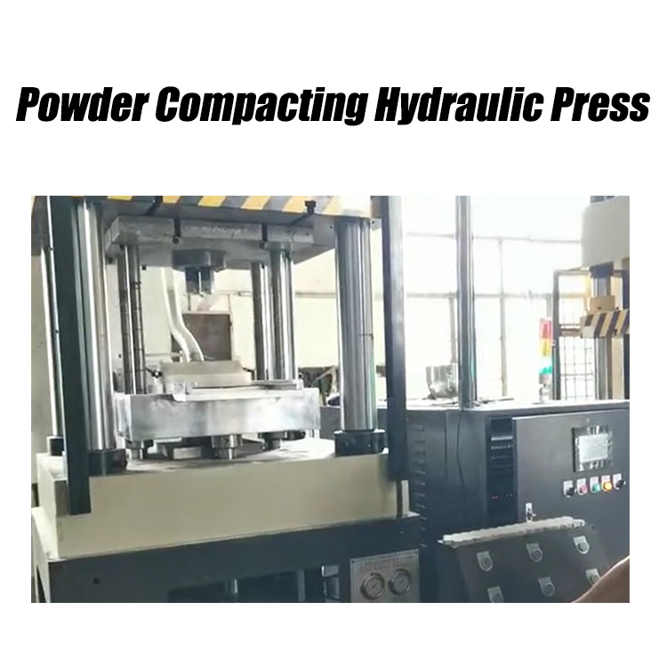 Nouvelle commande de presse hydraulique de compactage de poudre de clients israéliens