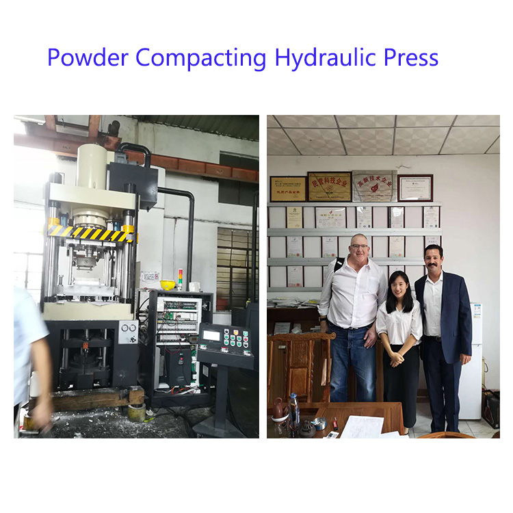 Ny order av pulverkomprimerande hydraulpress